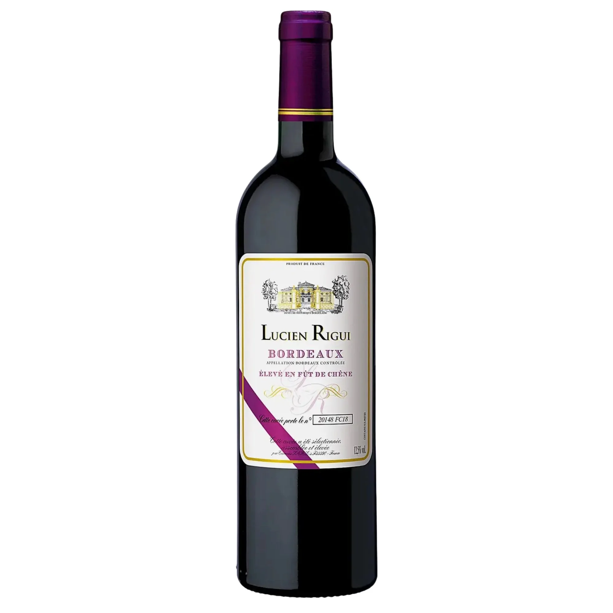 Lucien Rigui Bordeaux Rouge, Aoc Bordeaux 750ml