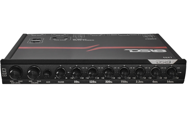 DS18 EQX7 High Volt 7-Band Equalizer with High Level Input
