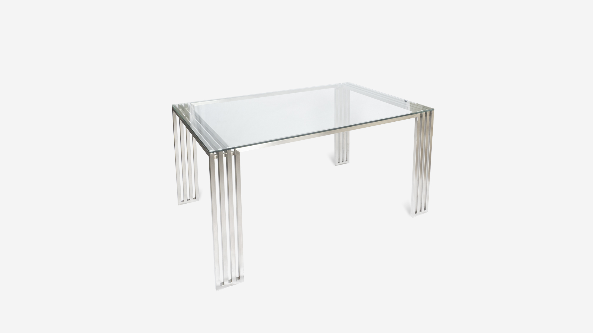 JUEGO DE COMEDOR DECORUM FIORE 6 SILLAS - ACERO INOXIDABLE