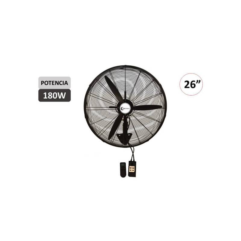 VENTILADOR INDUSTRIAL DE PARED TREVELY 26'  VT-27C CONTROL REMOTO