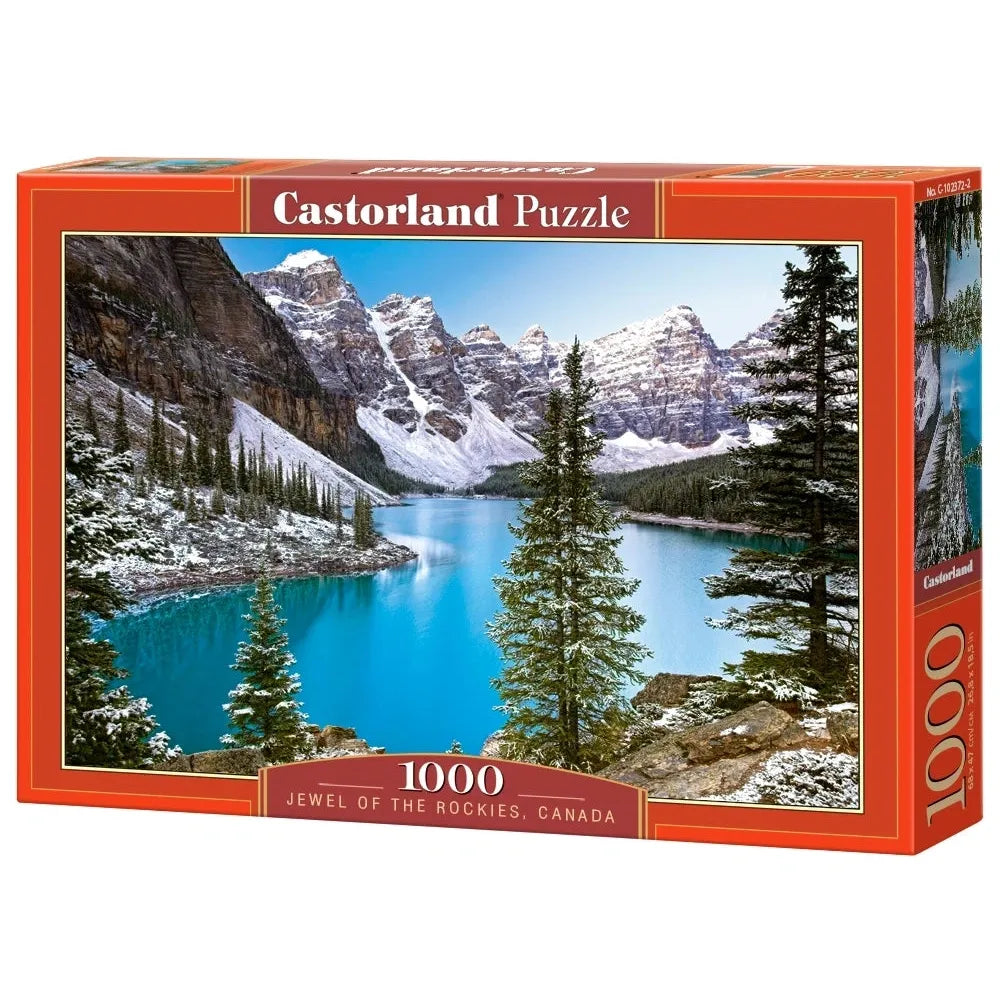 Castorland 1000-Pieces Jewel of The Rockies Canada Puzzle