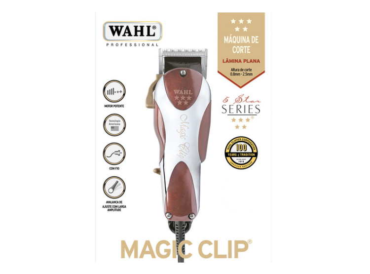 MAQUINA WAHL PROFESIONAL MAGIC CLIP AMERICANA 5 ESTRELLAS