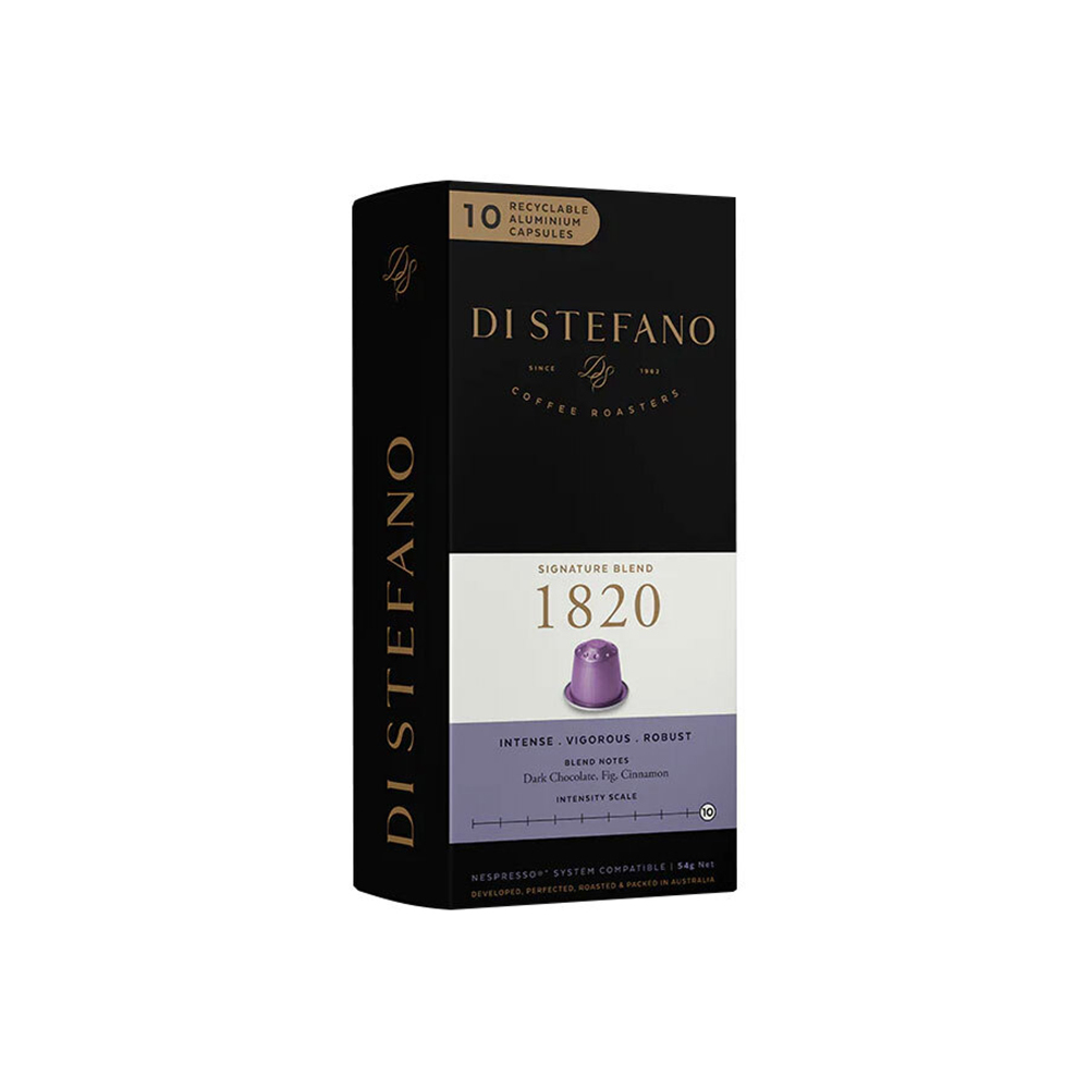 Di Stefano 10-Pieces 54g Coffee Capsules/Pod 1820 Blend