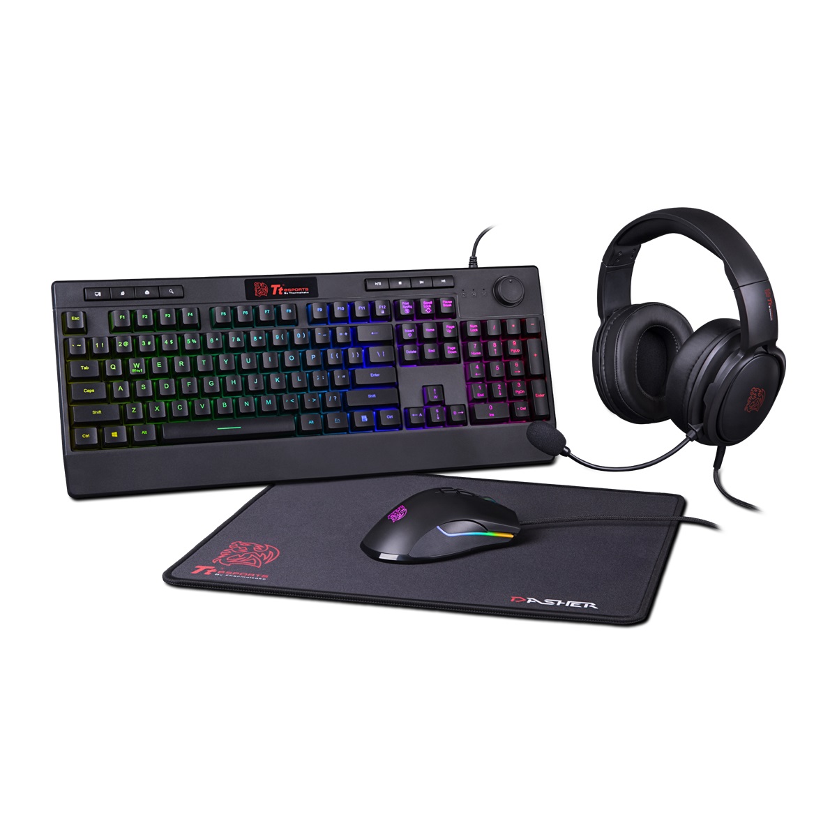 Thermaltake Tt eSPORTS 4 In 1 RGB E Series Gaming Kit COMBO